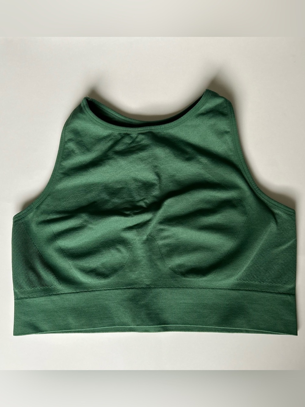 Knix Seamless High-Neck Sports Bra - Green